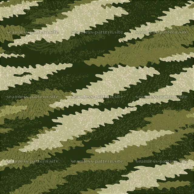 Green camouflage bedding seamless pattern with abstract shapes — seamless tileable pattern