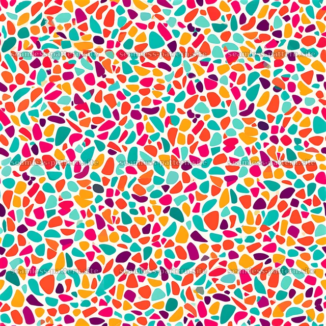 Funky Colorful Abstract Seamless Pattern — seamless tileable pattern