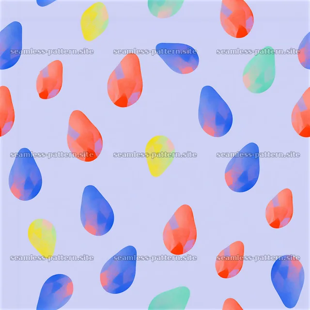 Bright abstract colorful droplets seamless pattern — seamless tileable pattern