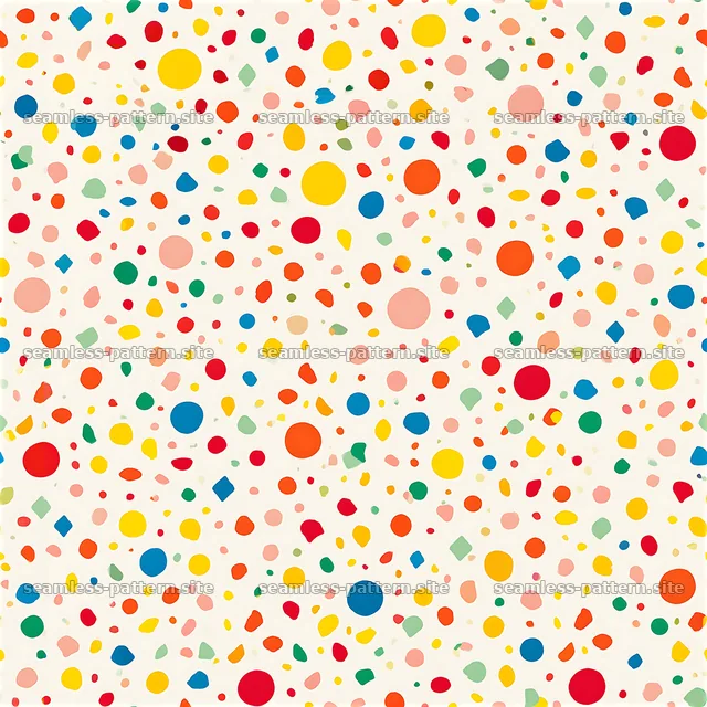Colorful Confetti Seamless Pattern — seamless tileable pattern