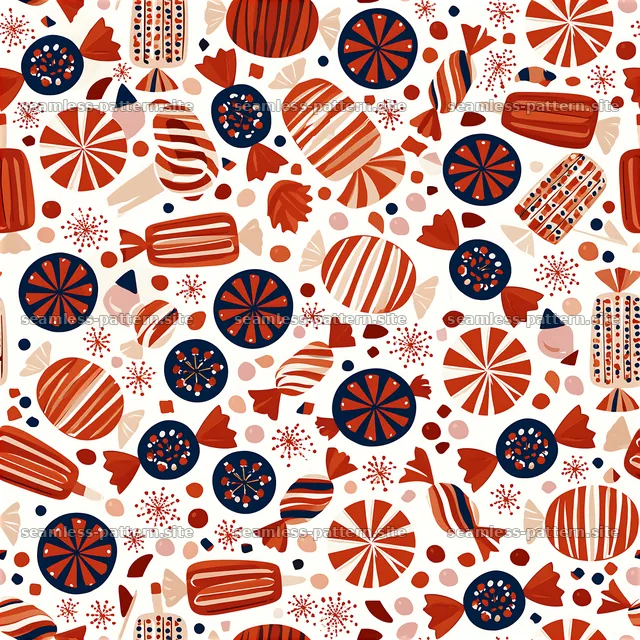 Colorful Assorted Candy Seamless Pattern — seamless tileable pattern