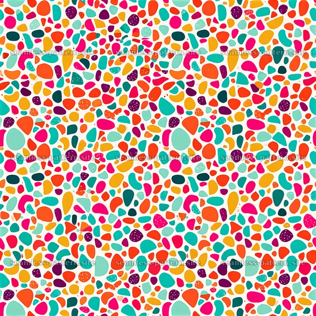 Funky Colorful Abstract Seamless Pattern — seamless tileable pattern