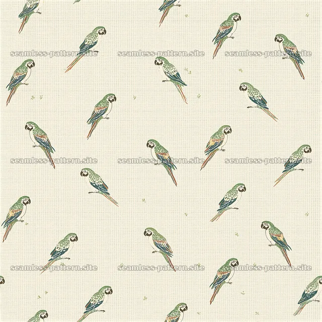 Colorful Parrot Seamless Pattern for Kids — seamless tileable pattern