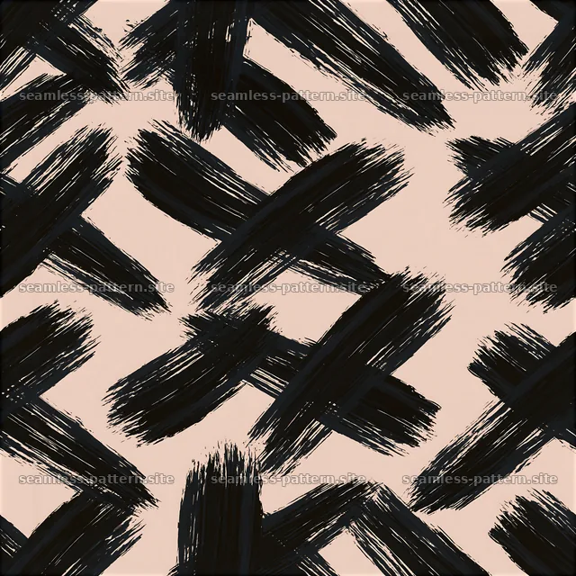 Seamless charcoal brush stroke pattern on light background — seamless tileable pattern
