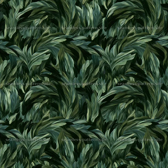 Green camouflage bird plumage repeating pattern creates a visual depth — seamless tileable pattern