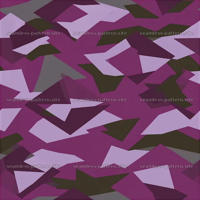 Purple geometric military camouflage seamless pattern design — seamless tileable pattern