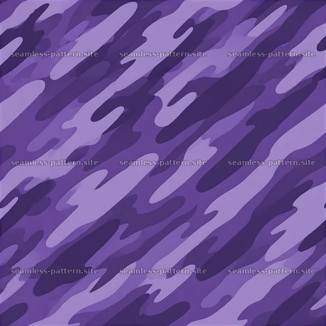 Purple monochrome camouflage repeat pattern in vibrant purple shades — seamless tileable pattern