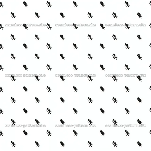 Minimalist Christmas tree pattern on a white surface — seamless tileable pattern
