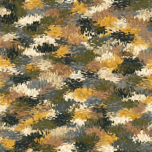 Seamless abstract camouflage pattern in vintage military colors — seamless tileable pattern