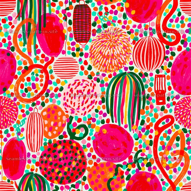Colorful seamless pattern for festive occasions and celebrations — seamless tileable pattern