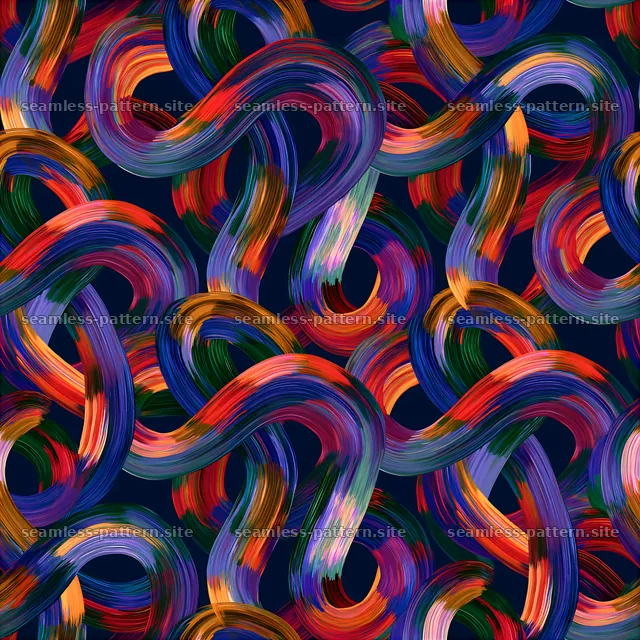 Colorful hand painted strokes seamless pattern for design projects — seamless tileable pattern