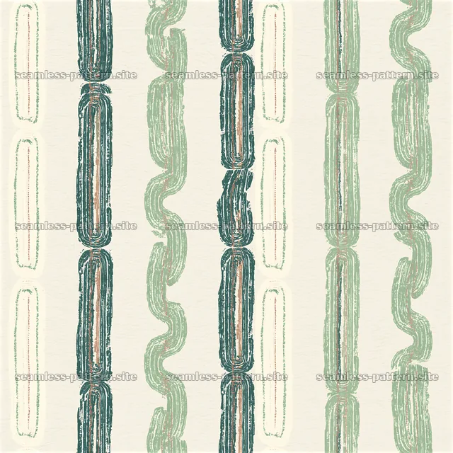 Funky Striped Organic Seamless Pattern — seamless tileable pattern