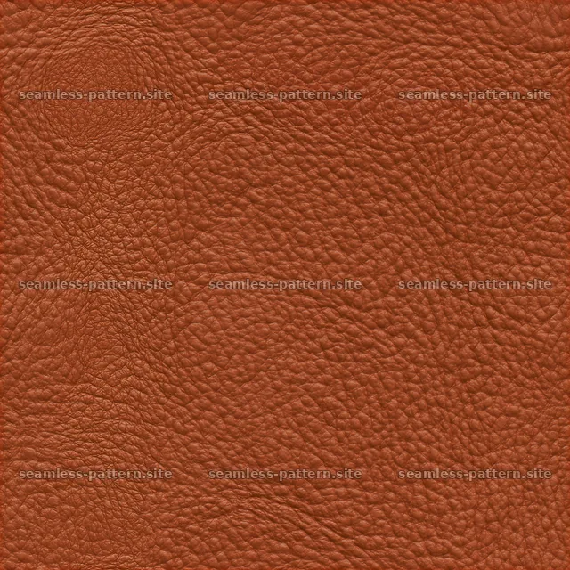 Seamless realistic leather texture in rich brown tones — seamless tileable pattern