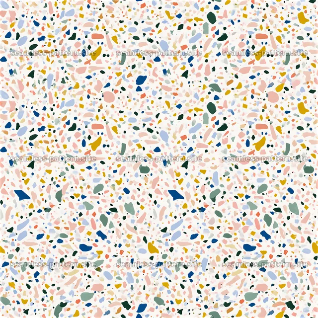 Colorful abstract seamless pattern with varying shapes and sizes — seamless tileable pattern