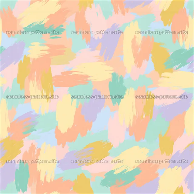 Pastel abstract brushstroke seamless pattern — seamless tileable pattern