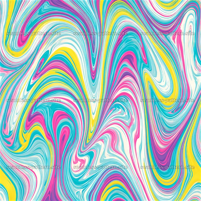 Colorful marble veins create a vibrant seamless pattern — seamless tileable pattern