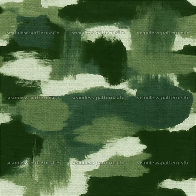 Green camouflage canvas tileable pattern with various green shades — seamless tileable pattern