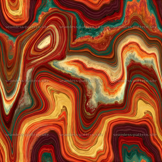 Colorful marble seamless texture with swirls and bold patterns — seamless tileable pattern