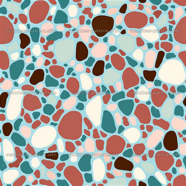 Colorful Irregular Spot Seamless Pattern — seamless tileable pattern