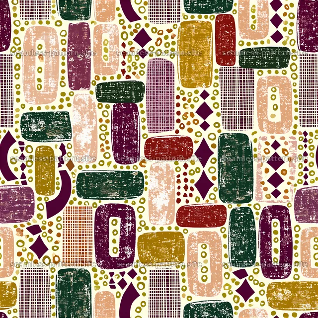 Funky Colorful Geometric Tileable Texture Pattern — seamless tileable pattern