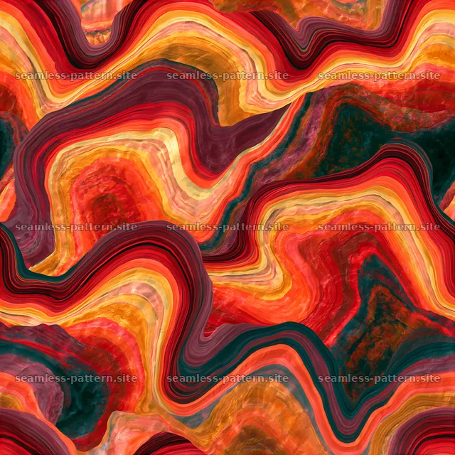 Pattern/colorful marble seamless texture with flowing waves and colors — seamless tileable pattern