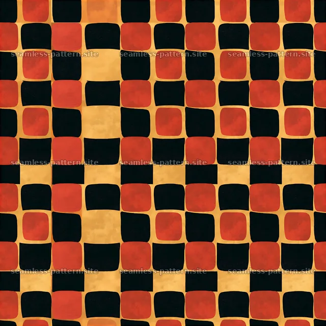 Bold color block pattern in alternating squares — seamless tileable pattern