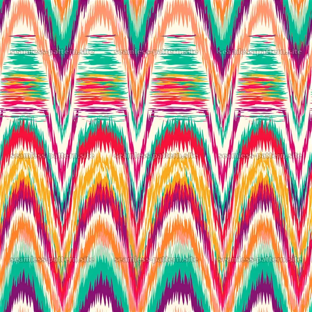 Colorful zigzag stripe seamless pattern in bright shades — seamless tileable pattern
