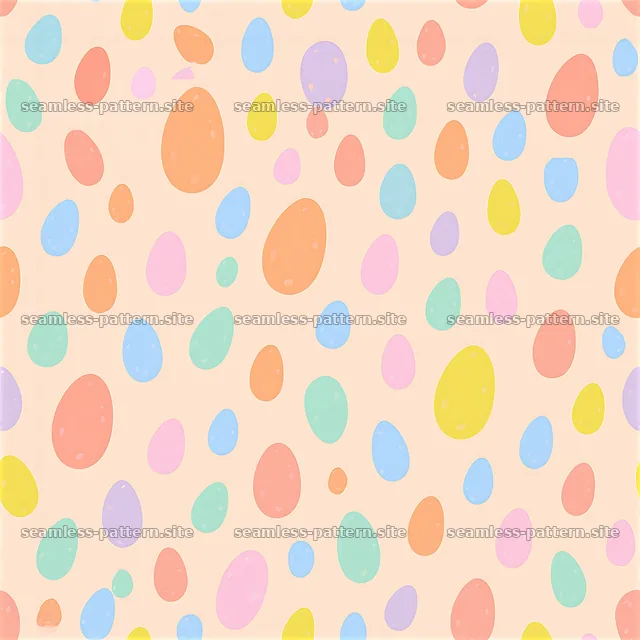 Colorful abstract droplets seamless pattern — seamless tileable pattern