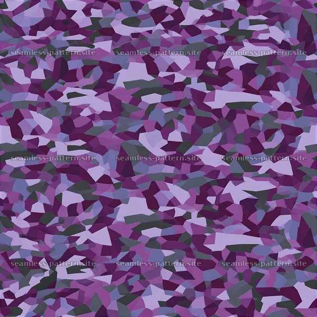 Purple geometric military camouflage seamless pattern in shades of — seamless tileable pattern