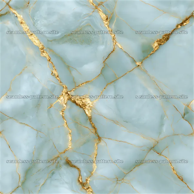 seamless polished marble texture with gold veins in blue — seamless tileable pattern