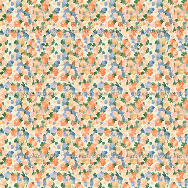 Colorful floral seamless pattern suitable for various designs — seamless tileable pattern