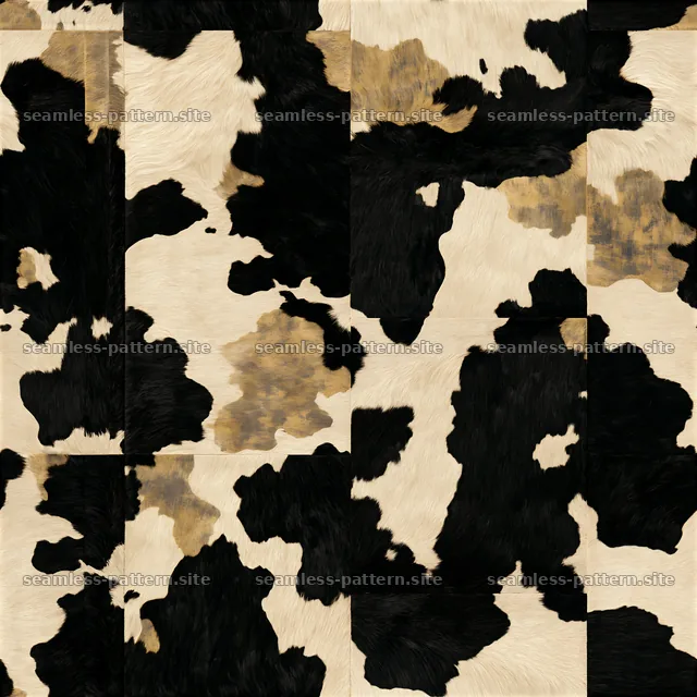 Seamless farmhouse cowhide texture seamless pattern for versatile design — seamless tileable pattern