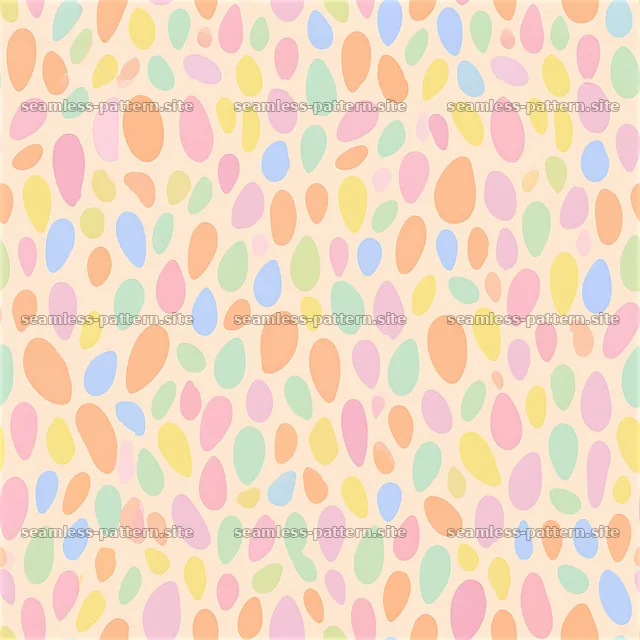 Colorful abstract droplets seamless pattern on light background — seamless tileable pattern